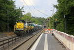 7785,7789  beide von Lineas kommen als Umleiter mit einem Kalkleerzug aus Oberhausen-West(D) nach Hermalle-Huy(B) und kommen aus Richtung