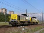 Lokzug mit hld 7790 & 7786 aufgenommen 25.09.2009 in der Nhe von Bahnhof Antwerpen-Luchtbal