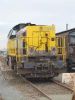 Rangierlok 7849 im Hafen Zeebrugge am 30.