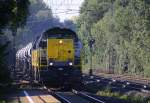 7867 und 7866 beide von der SNCB kommen aus Richtung Aachen-West mit einem schweren  Kalkzug aus Hermalle-Huy(B) nach Oberhausen-West(D) und fahren durch Kohlscheid  in Richtung