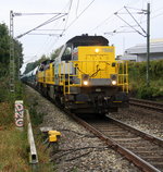 7866,7867  beide von der SNCB kommen die Kohlscheider-Rampe hoch aus Richtung Neuss,Herzogenrath mit einem Kurzen Kalkleerzug aus Oberhausen-West(D) nach Hermalle-Huy(B) und fahren durch Kohlscheid in