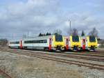 SNCB - 3x Triebwagen BR 41    Mariembourg - Belgien - 2002