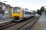 SNCB AM 41 4154 (95 88 0041 54  2-3 / 95 88 0041 54  1-5) ist am 27.Juli 2026 als S51 Zug 760 von Ronse im Gare de Eeklo angekommen.