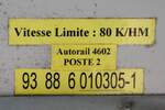 Anschrift im F�hrerstand 2 des PFT 4602. - Bild vom am 24.Juli 2026.