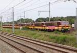 Neben SNCB 1182 stehen noch eine Menge anderer Exemplare der Br.11 am 01.08.19 abgestellt im belgischen Stockem, unweit von Arlon.