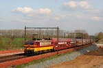 Belgium SNCB-NMBS  Locomotive 1181 hauling a rush-hour train in Sint-Anna-Pede  9/4/2010