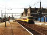 1185 mit IC-zug Amsterdam CS-Brussel Zuid auf Bahnhof Essen am 21-5-2001. Bild und scan: Date Jan de Vries. 