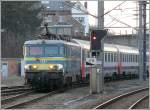 Jaaa, sie lebt noch! berraschung am Abend des 30.03.09 bei der Heimfahrt von Lttich nach Gouvy, der IR 4017 wurde von der 1501 gezogen.