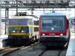 Die beiden sieht man auch nicht oft nebeneinander im Bahnhof von Luxemburg.