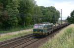 hle 2023 mit Ganzzug Stahlwagen, Aufnahme am 20.06.2009 in Mortsel