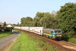 Belgiën  Lok 2159 vom SNCB mit einem Personenzug, in Hennuyères  29/8/2017