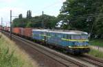 Doppeltraktion mit Containerzug, hle 2628 & 2618 am 20.06.2009 in Mortsel