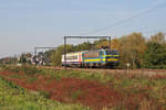 Den L-Zug 2483 Hasselt - Leuven, bestehend lediglich aus einem Steuerwagen und Lok 2740, konnte ich am 18/10/2017 in Lummen ablichten.