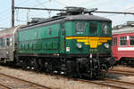 Zum 175-jährigen Eisenbahnjubiläum in Belgien hatte der PFT im Juni 2010 einen Tag der offenen Tür im Bahnhof Saint Ghislain organisiert. Die Serie 29 (hier abgebildet die 2912, ursprünglich 101.012) war die erste in Belgien eingesetzte E-Lok, die ab 1949 zunächst zwischen Antwerpen und Brüssel, und später auch Charleroi in Betrieb war. Aufnahme vom 26/06/2010. 