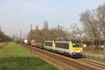 Belgiën
Loks 1301+1339 von Lineas mit Güterzug, in Mortsel
15/2/2023