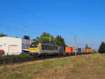 Mommenheim - 18. Juni 2026 : HLE 1338 mit dem Naviland 42802 von Hausbergen nach Antwerpen.