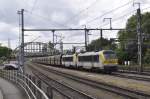 1323+1335 mit einem Kohlezug in Esch/Alzette (Luxembourg). Aufgenommen am 30.07.2012