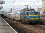 Am spten Freitagnachmittag zur Feierabendzeit gab sich die alte Garde der SNCB-Lokomotiven in Brssel-Sd die Klinke in die Hand.