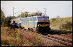 SNCB 1602 mit dem D 315 nach Köln erreicht hier am 25.10.1989 um 11.54 Uhr den Tunnel bei Eilendorf.