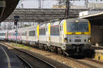 HLE 18 1851 mit 1845 und einer OUIGO Garnitur in Bruxelles Midi am 17.07.2026