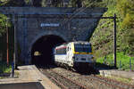 1879 verl�sst soeben den Tunnel de Fraipont und erreicht den Haltepunkt Fraipont.

Fraipont 07.04.2026