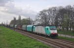 NMBS hle 2822 mit gemischter Güterzug aufgenommen 05/04/2017 am Leemputtelaarbaan Deurne