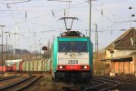 Die Cobra 2828 fhrt mit einem Coilzug von Aachen-West nach Kln-Gremberg am 14.1.2012.