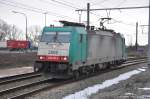 NMBS hle 2806 auf Solofahrt, Antwerpen-Luchtbal 14/03/2013    