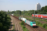 Auf dem Weg nach Belgien passierte SNCB 2829 zu diesem Zeitpunkt den Bahnhof Köln West.
Aufnahmedatum: 26. Oktober 2010.