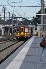 Triebwagen AM 65 Nr.258 bei der Ankunft im Bhf Welkenraedt (IR-Zug Aachen-Lttich), 3.