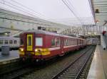 Triebwagen AM252 in Bahnhof Lige-Guillemins am 31.03.2008