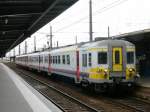 Triebwagen AM734 am 21.07.2010 in Bahnhof Brussel-Zuid 