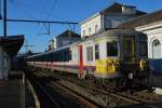 Ankunft des L-Zuges aus Aachen Hbf im Bhf Spa.