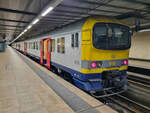 SNCB AM 86 916 mit der S9 nach Landen in Schuman, 01.03.2024.