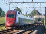 Thalys PKBA Kln-Paris fhrt ber die Linie 37 auf der Hhe von Lontzen (31.08.2009)