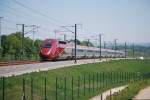 Thalys PBKA Kln-Paris fhrt durch den Grnhaut (25.