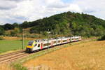 Belgiën
Triebzug 08505 von SNCB mit Personenzug Liers - Marloie, kommt in Hamoir an.
18/8/2020