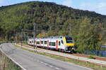 Belgi�n  Triebzug 08527 vom SNCB von Liers nach Marloie, in Tilff  25/10/2026  