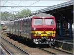 Die AM 75 808 sieht wieder wie neu aus. Die Frontpartie wurde frisch lakiert und neue Lichter hat sie auch bekommen. Bild aufgenommen im Bahnhof von Mons/Bergen am 22.05.09. (Jeanny)