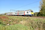 Am 14.10.2014 ist der Triebwagen 435 als IC nach Antwerpen bei Schulen unterwegs, dieser Nachschuß ist im Rahmen eines kleinen Bahnbildertreffens entstanden.