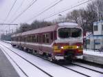 Triebwagen AM904 L-trein Antwerpen-Puurs am 02.12.2010 in Haltestelle Hoboken-Polder