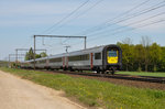 Triebzug 558 der Baureihe AM 96 abgelichtet am 21/5/2016 kurz vor Tongeren.