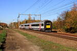 Belgium SNCB  EMU 517 on a trial run in Hever on line 53, after a visit to the workshop.