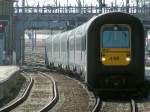 SNCB Gumminase 488 bei der Einfahrt in den Bahnhof von Oostende am 12.09.04.