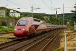 Thalys 4304 in Wuppertal Steinbeck, am 26.06.2023.
