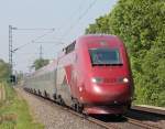 4304 als THA aus Paris-Nord nach Kln bei Km 28.8 zwischen Geilenkirchen und Lindern, 22.5.10