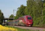 Thalys 4304 als THA aus Kln nach Paris-Nord als Umleiter zwischen Geilenkirchen und bach-Palenberg am Km 26.0, 22.5.10