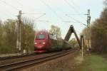 Thalys 4307 in Dren am 02.04.11