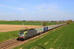Belgiën
Lok 475 419 von der BLS mit einem Trailerzug in Pousset
25/4/2021