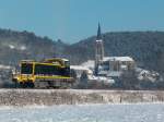 BB 63149 und die Kirche von Treignes - 18-12-2009